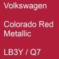 Preview: Volkswagen, Colorado Red Metallic, LB3Y / Q7.